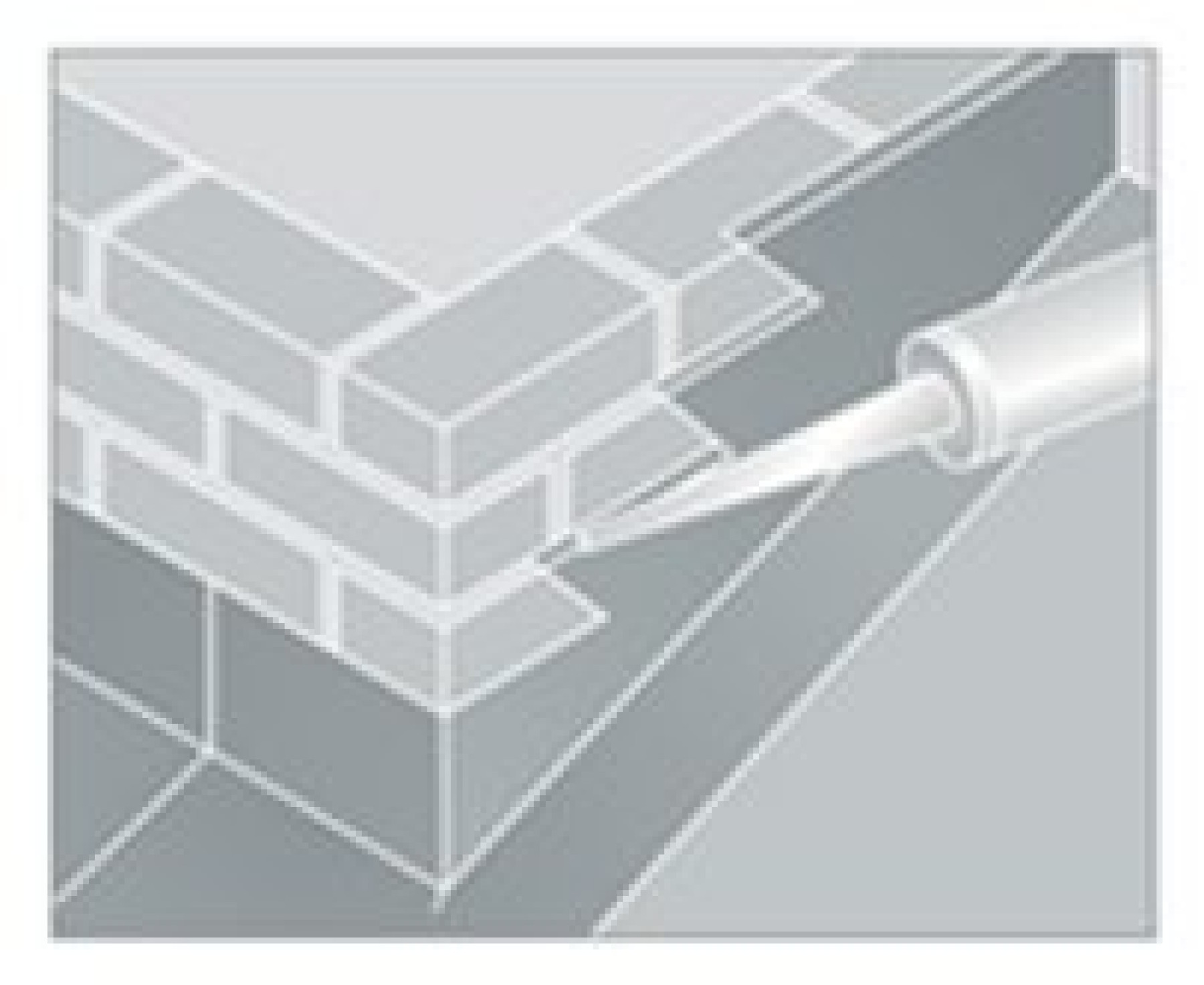 Use our lead sealant to make brickwork joints